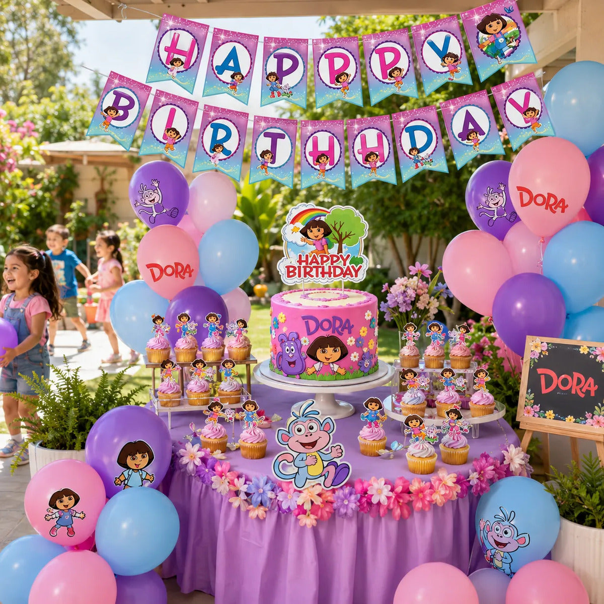 Kit Cotillón Dora La Exploradora Cumpleaños