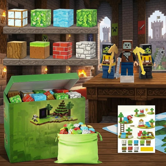 Bloques Magneticos Minecraft 75 Piezas En Total Gran Calidad