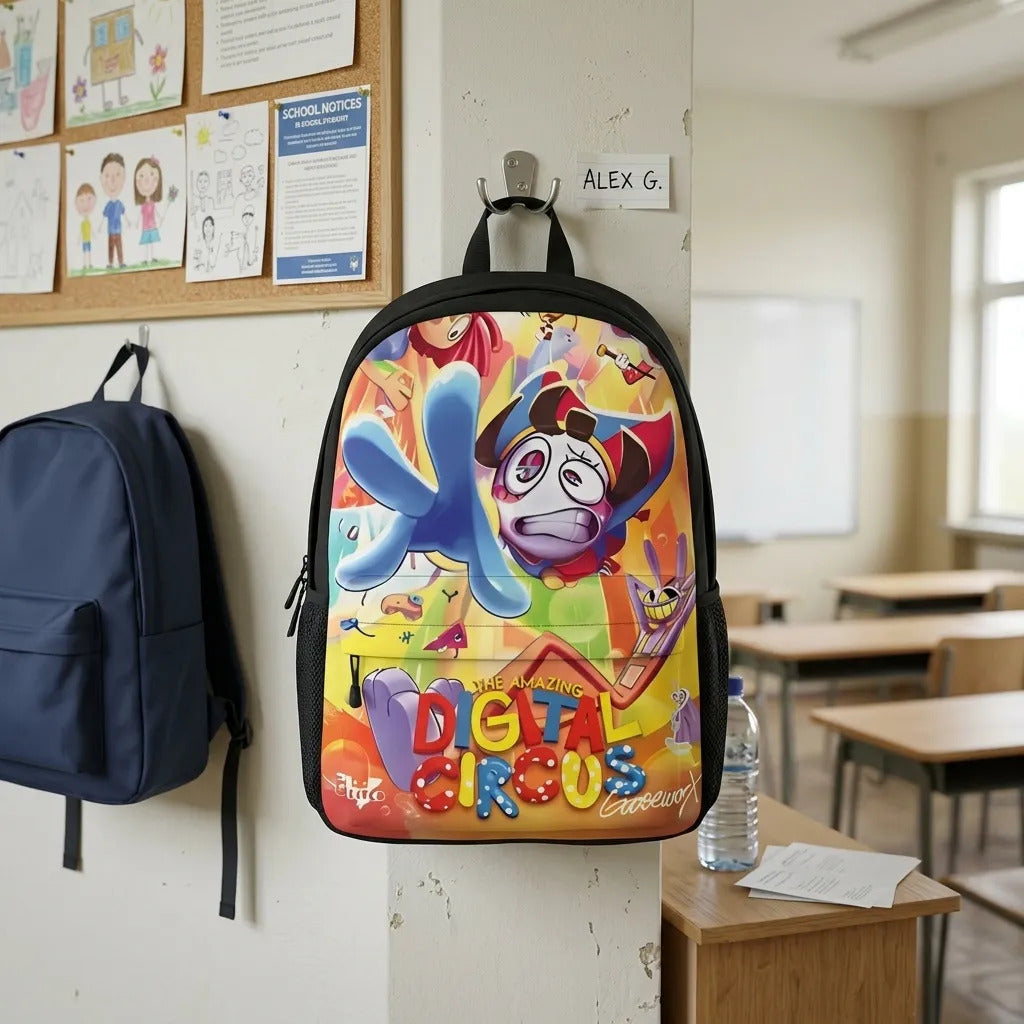 The Amazing Digital Circus Mochila Pomni Escolar