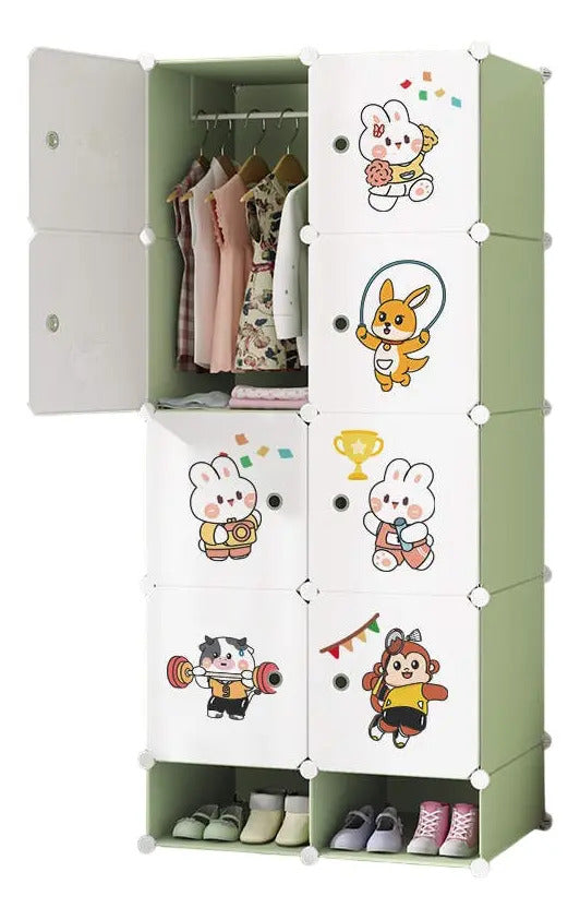 Closet Niños Ropero Plegable Modular Organizador Infantil
