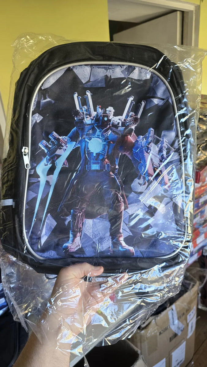 Titan Camara Mochila Escolar Skibidi Toilet Titan Camaraman