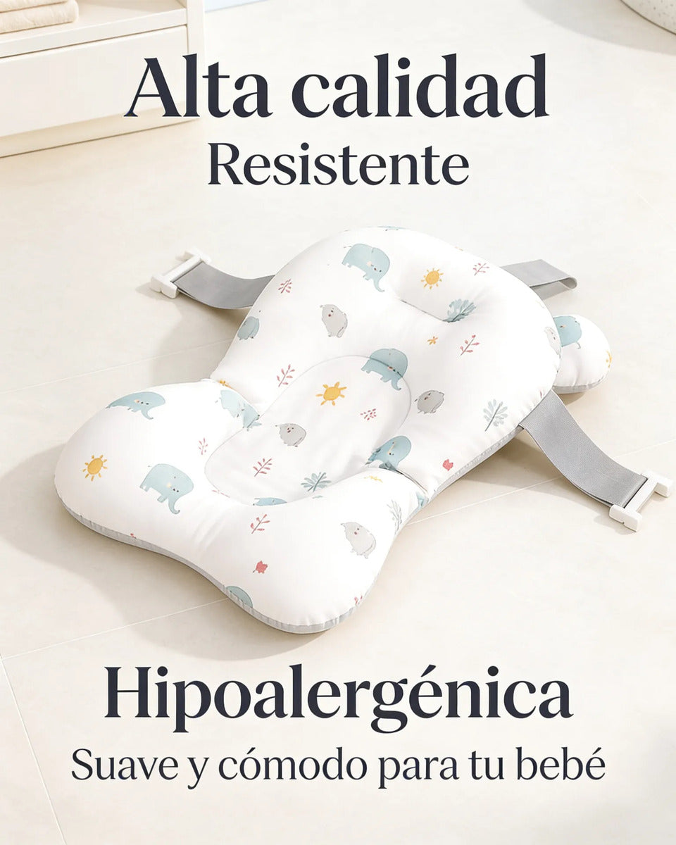 Bañera Plegable Para Bebe Tina Con Termometro Cojín Y Silla
