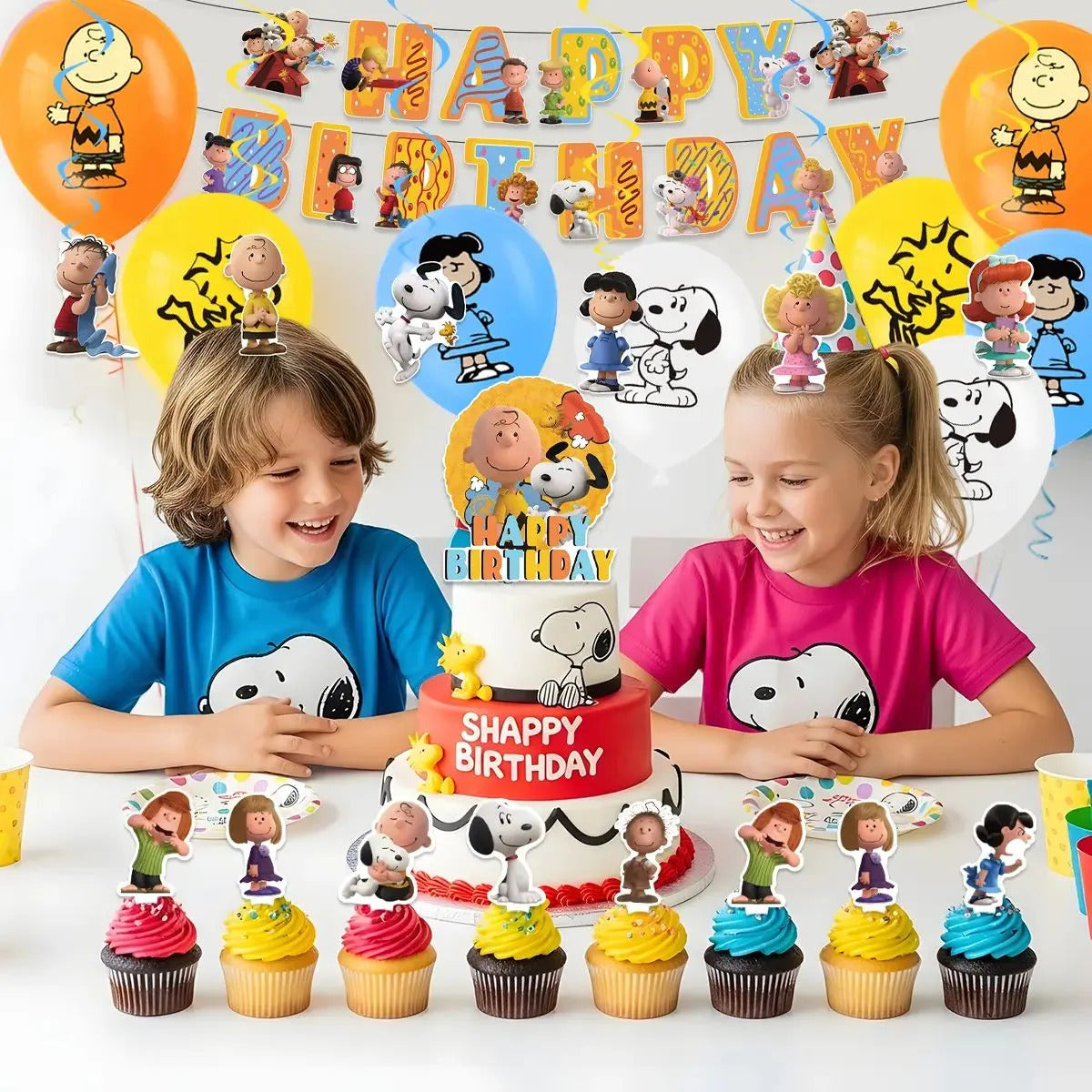 Kit Cotillón Snoopy Cumpleaños