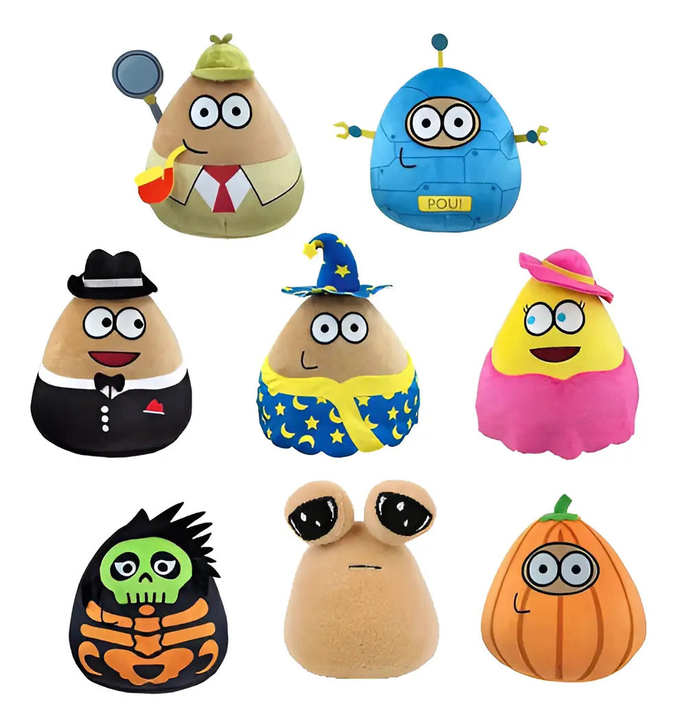 Peluche Pou Trajes A Escoger Pou Con Disfraz