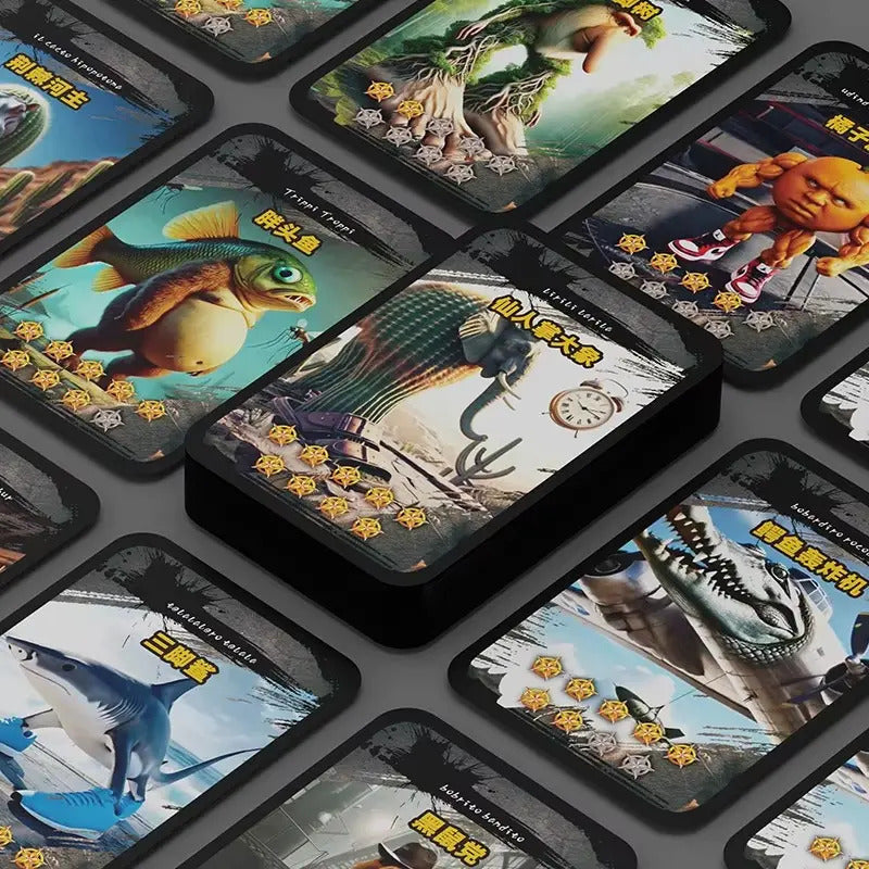 Juego De Cartas Brainrot Coleccionables Tralalero Tralala
