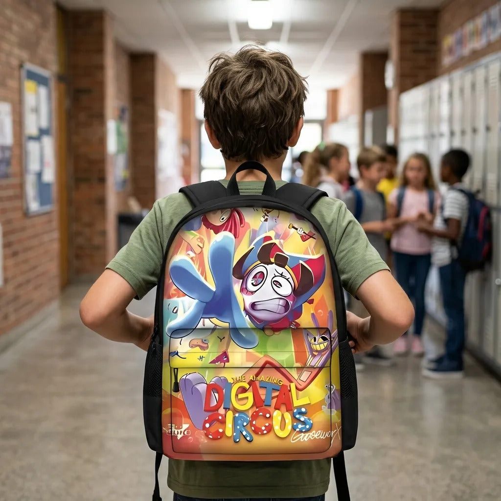 The Amazing Digital Circus Mochila Pomni Escolar