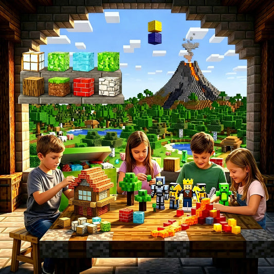 Bloques Magneticos Minecraft 120 Piezas Gran Calidad