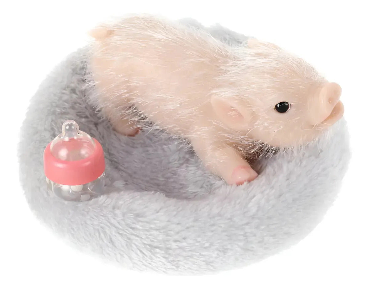 Bebé Cerdito Reborn Silicona Mascota Realista Tik Tok
