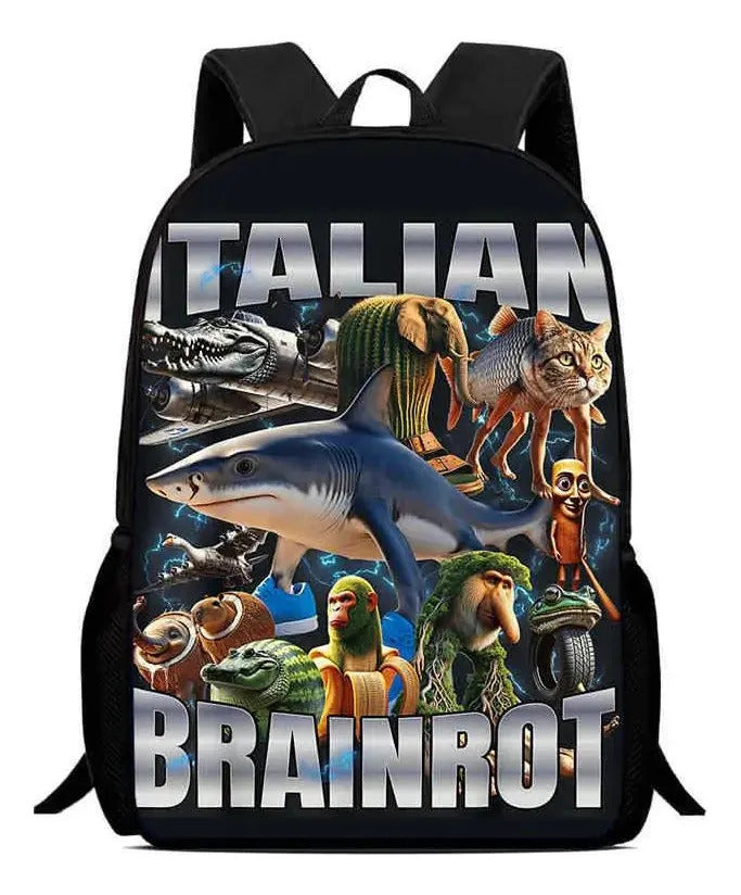 Mochila Brainrot Tralalero Tralala Gran Calidad