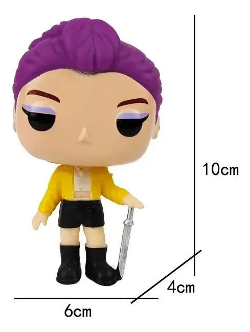 Set 10 Figuras Las Guerreras K-pop Demon Huntrix Colección