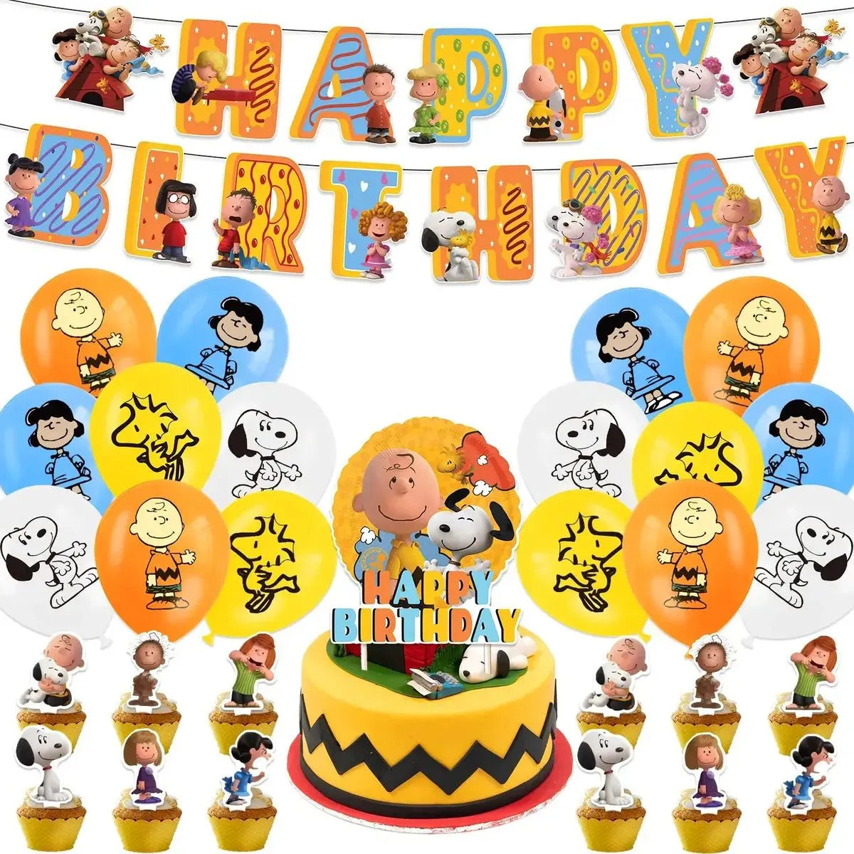 Kit Cotillón Snoopy Cumpleaños
