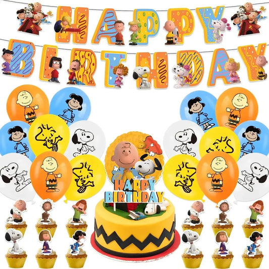Kit Cotillón Snoopy Cumpleaños