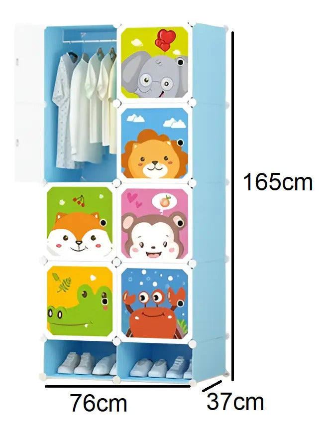 Closet Niños Ropero Plegable Modular Organizador Infantil
