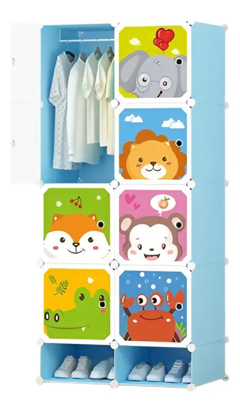 Closet Niños Ropero Plegable Modular Organizador Infantil