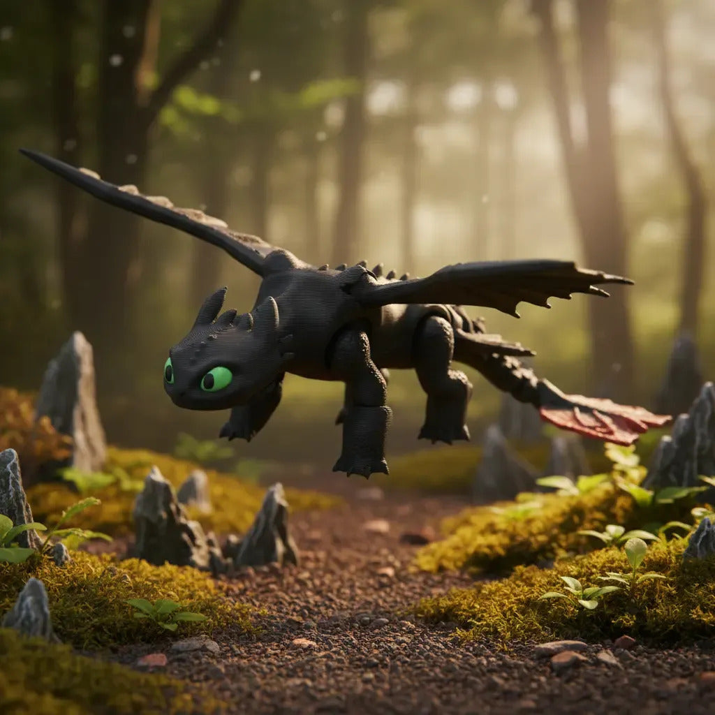 Figura Furia Nocturna Como Entrenar A Tu Dragón
