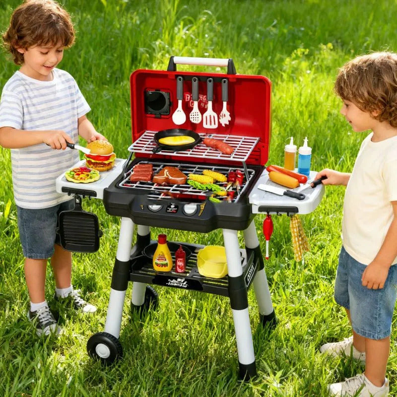 Parrilla Juguete Para Niños Set De Asado Infantil