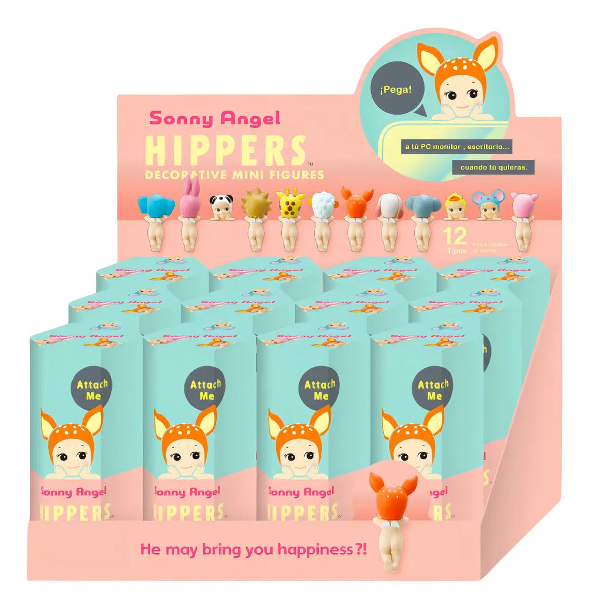 12pz Figura Compatible Con Sonny Angel Hipper Animal Fruta