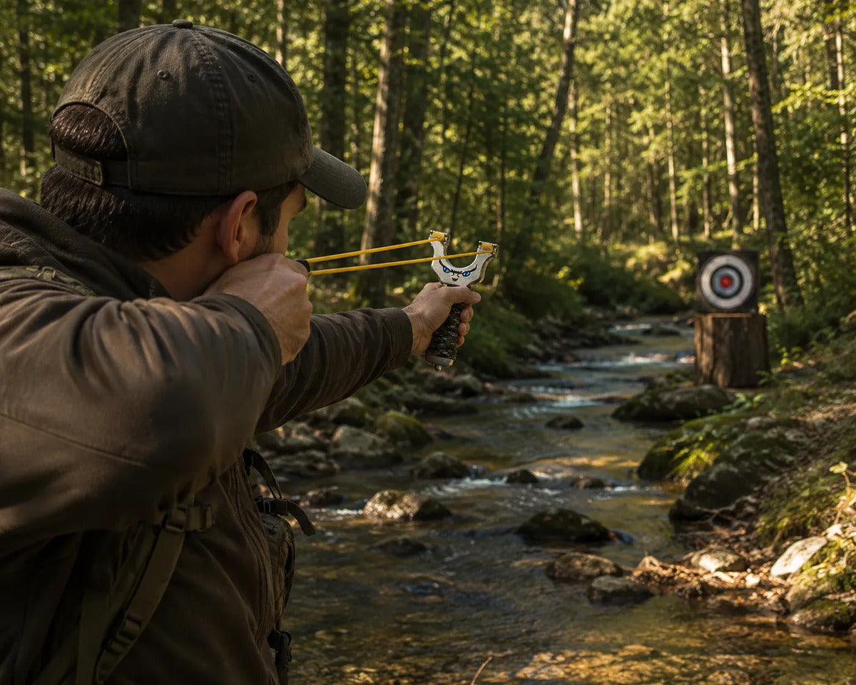 Resortera Profesional Caza Y Deporte De Acero Elite Hunter