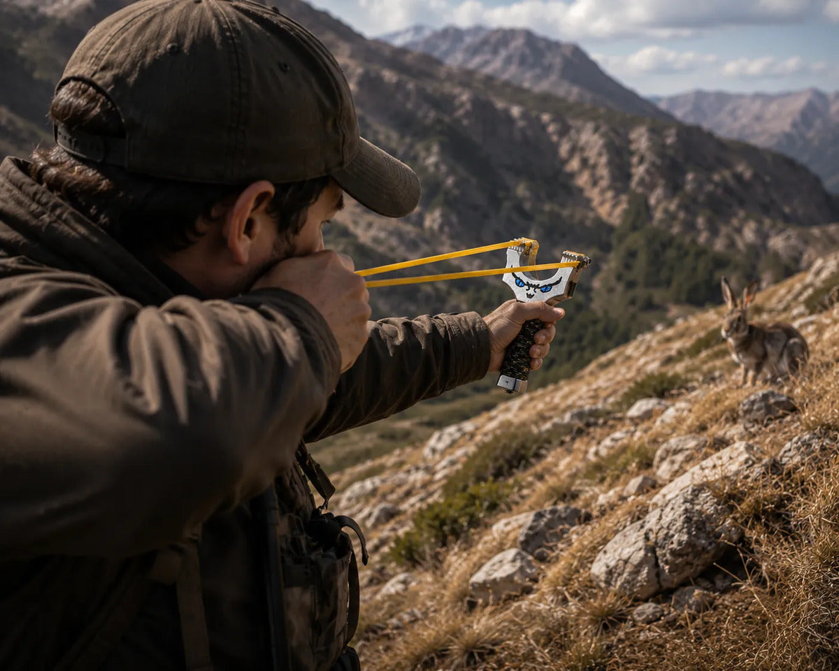 Resortera Profesional Caza Y Deporte De Acero Elite Hunter