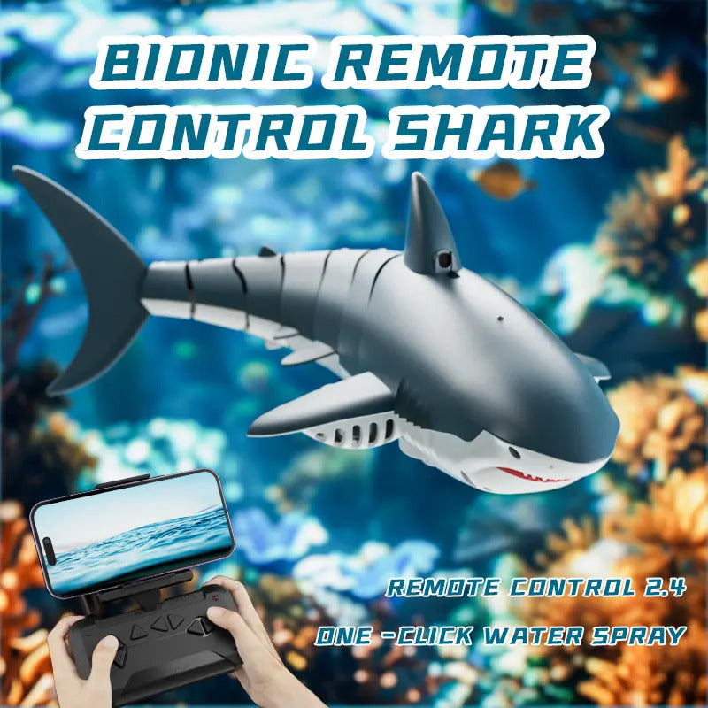 Tiburón A Control Remoto Con Cámara Wifi Juguete Novedad