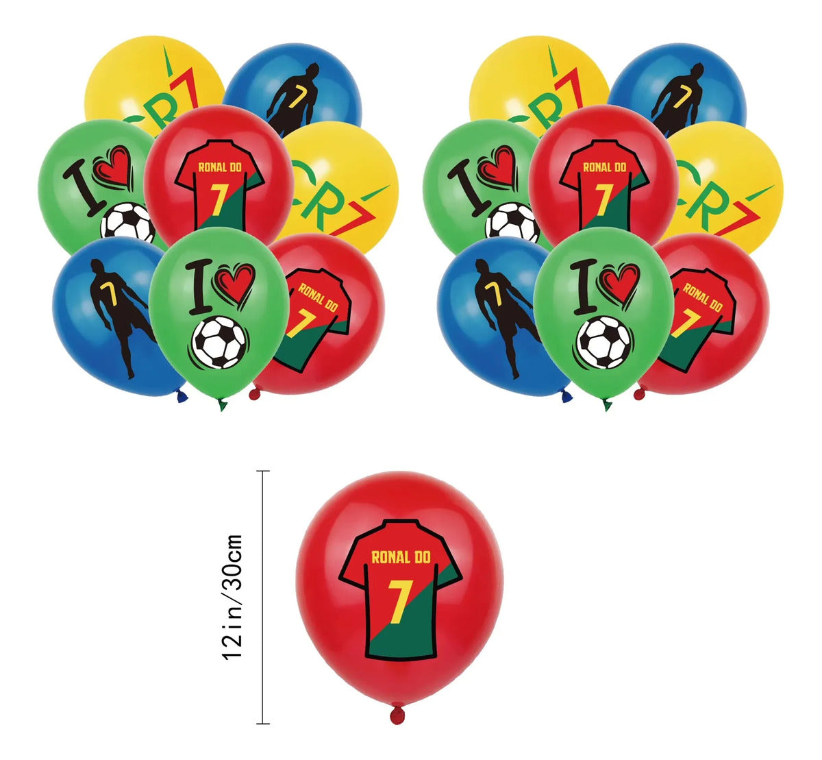 Kit Cotillon Cumpleaños Cristiano Ronaldo Oficial