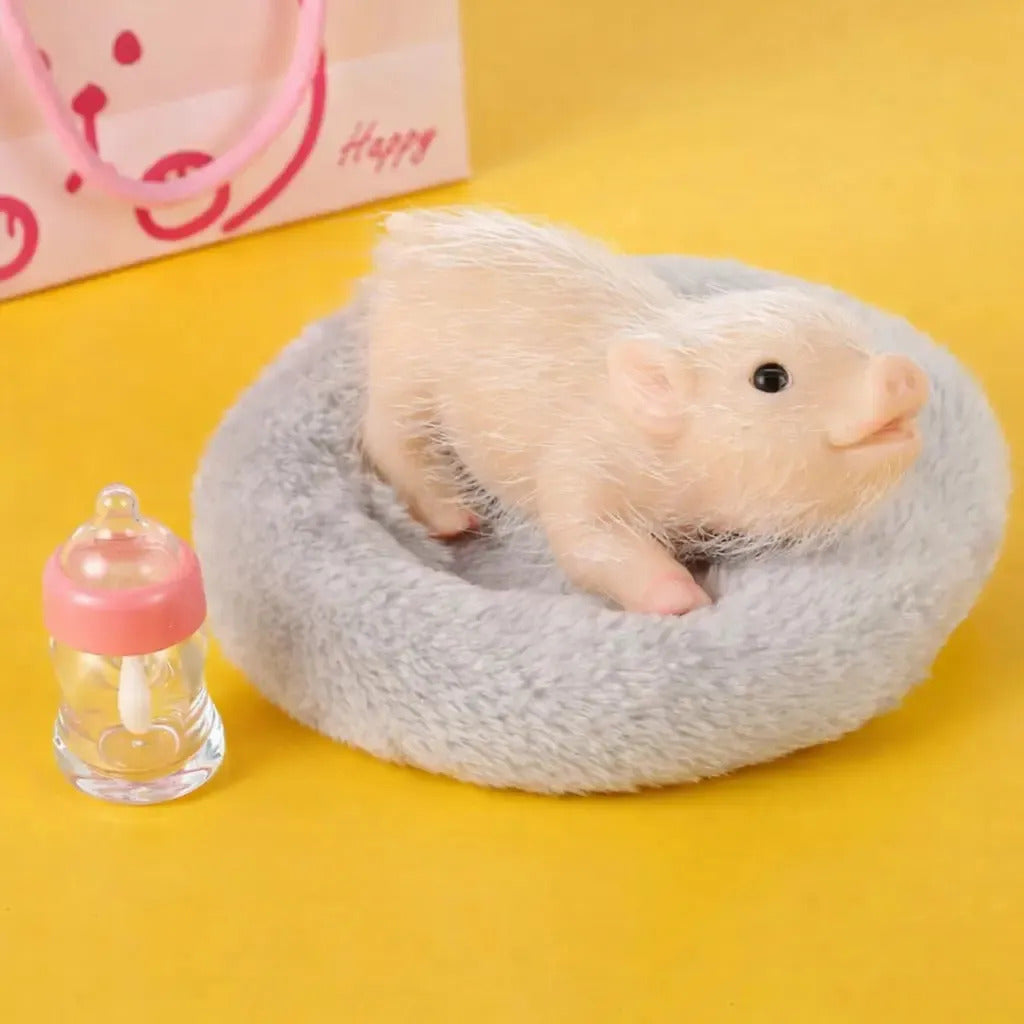 Bebé Cerdito Reborn Silicona Mascota Realista Tik Tok