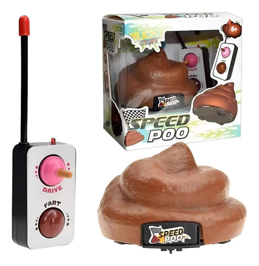 Speed Poo Auto Control Remoto Con Sonido Regalo Novedad