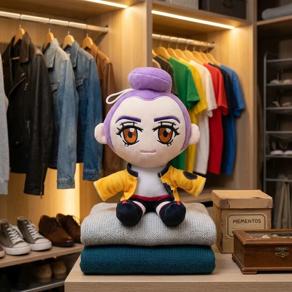 Peluche Rumi Huntrix Guerreras Kpop Lila