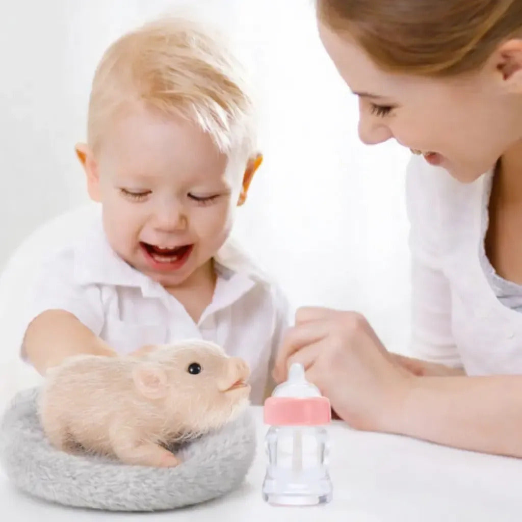 Bebé Cerdito Reborn Silicona Mascota Realista Tik Tok