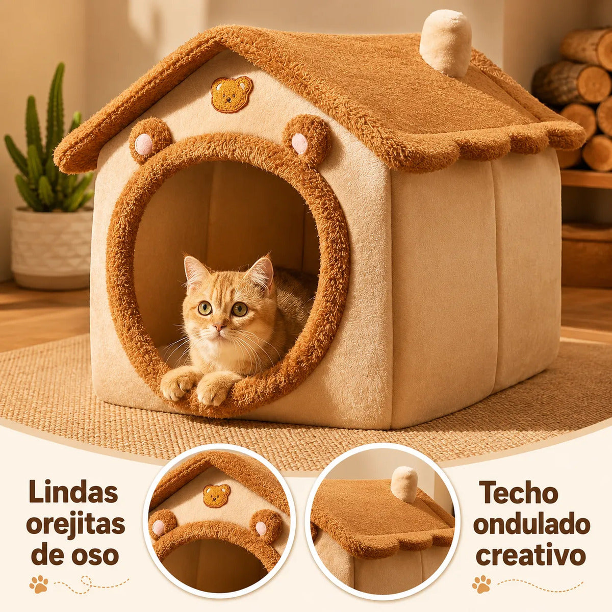 Casita Para Perritos O Gatitos Casa Para Mascotas