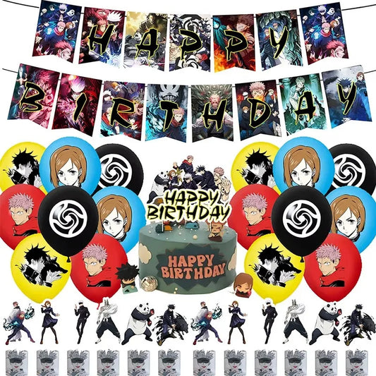 Set De Cumpleaños Jujutsu Kaisen Cotillón