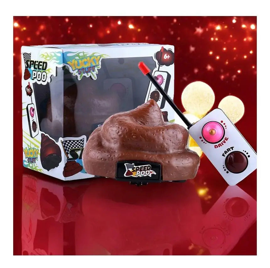 Speed Poo Auto Control Remoto Con Sonido Regalo Novedad