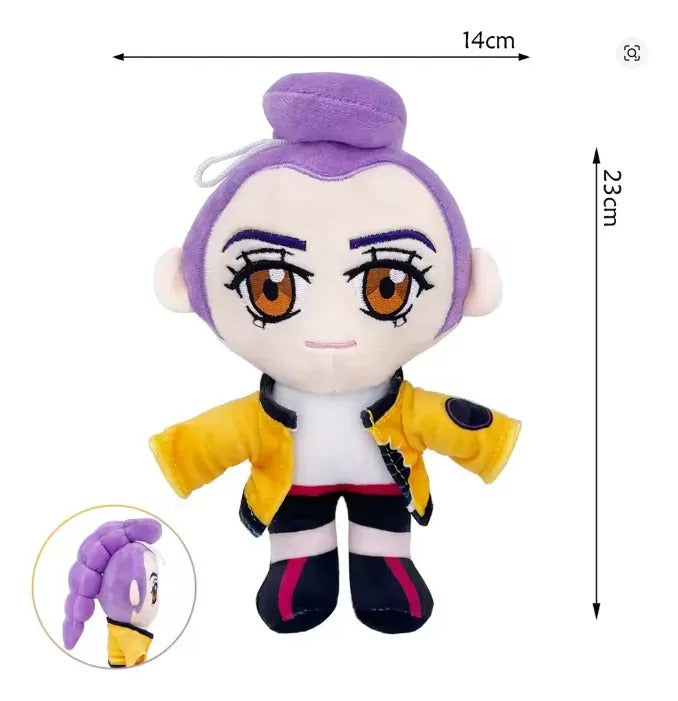 Peluche Rumi Huntrix Guerreras Kpop Lila
