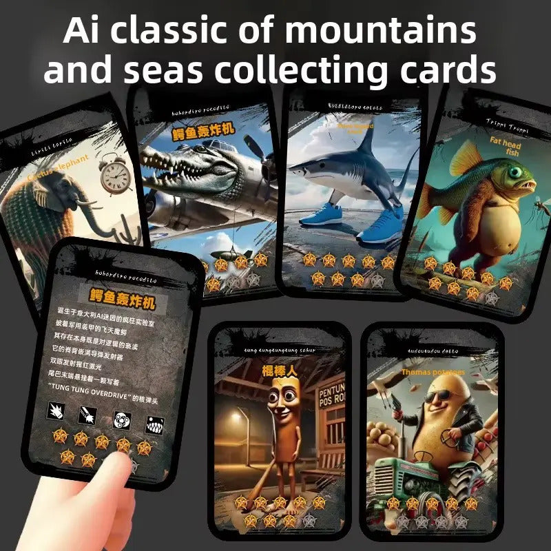 Juego De Cartas Brainrot Coleccionables Tralalero Tralala