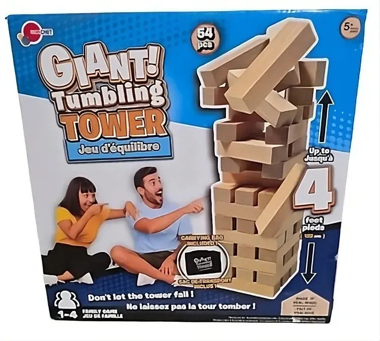 Juego De Mesa Yenga Grande Xl En Caja + Bolso De Regalo