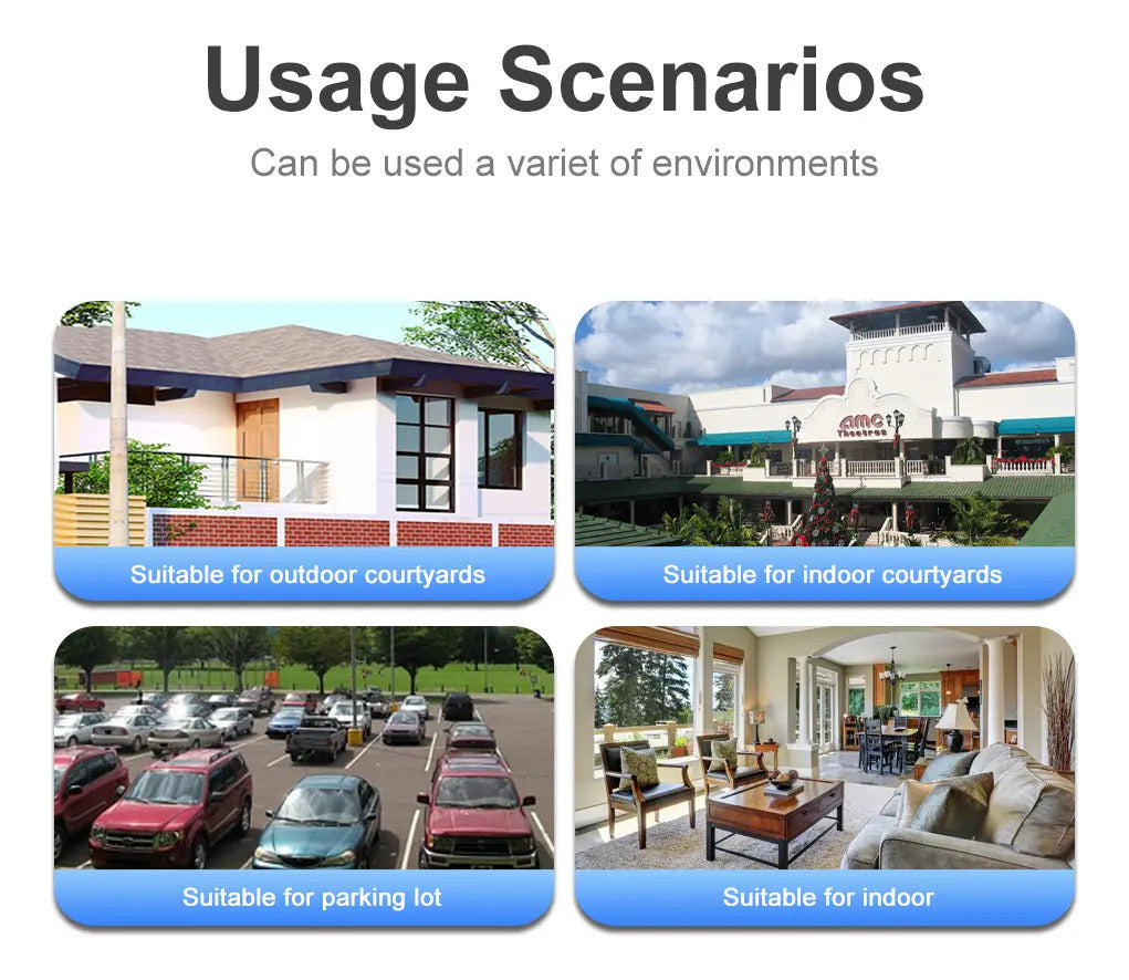 Cámara De Seguridad Solar Wifi Doble Lente 4mp En Español