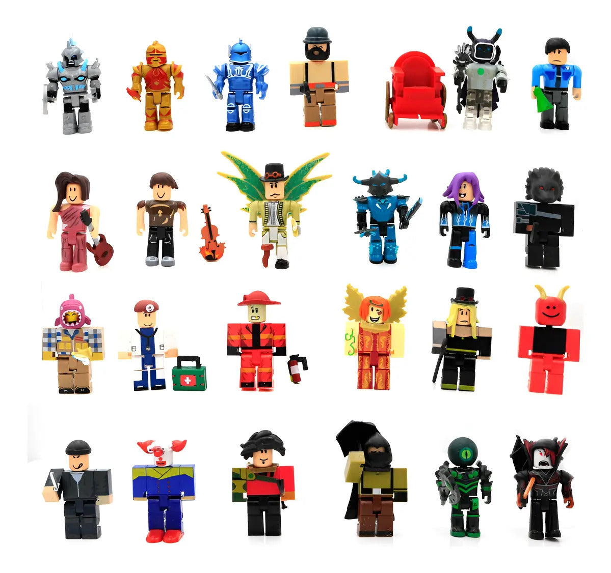 Set De 6 Figuras Roblox Aleatorias Gran Tamaño
