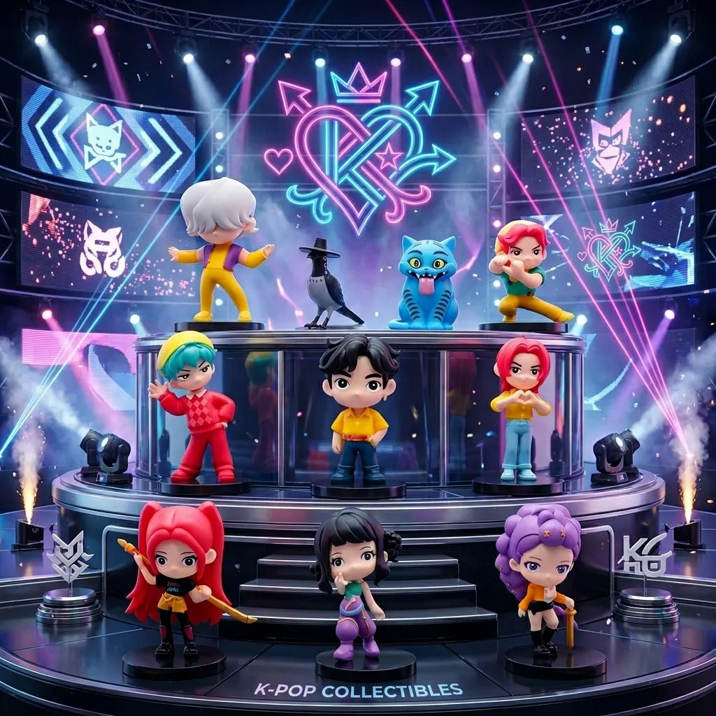 Set 10 Figuras Las Guerreras K-pop Demon Huntrix Colección 2