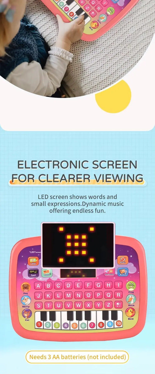 Tablet Educativa Infantil Bilingue Y Música 5 Años A 12 Años