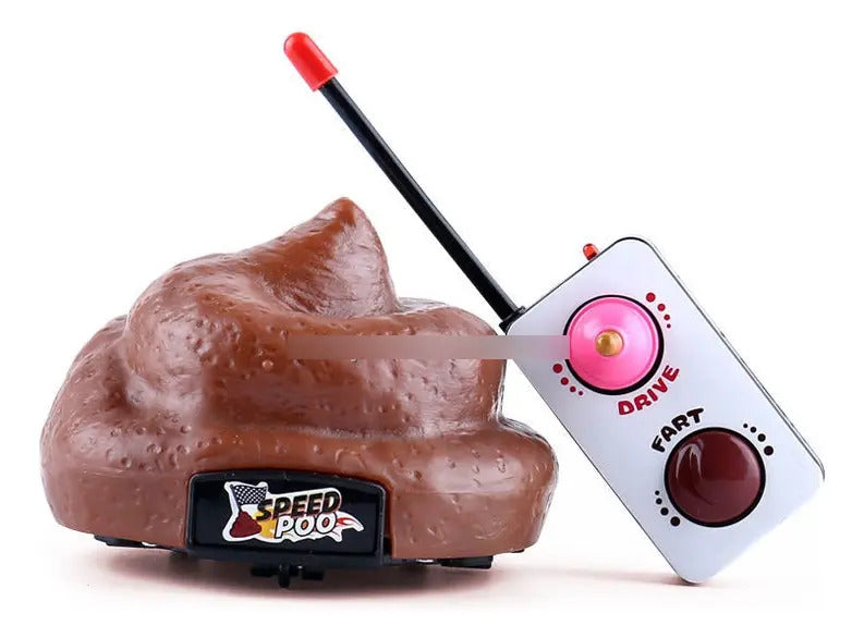 Speed Poo Auto Control Remoto Con Sonido Regalo Novedad