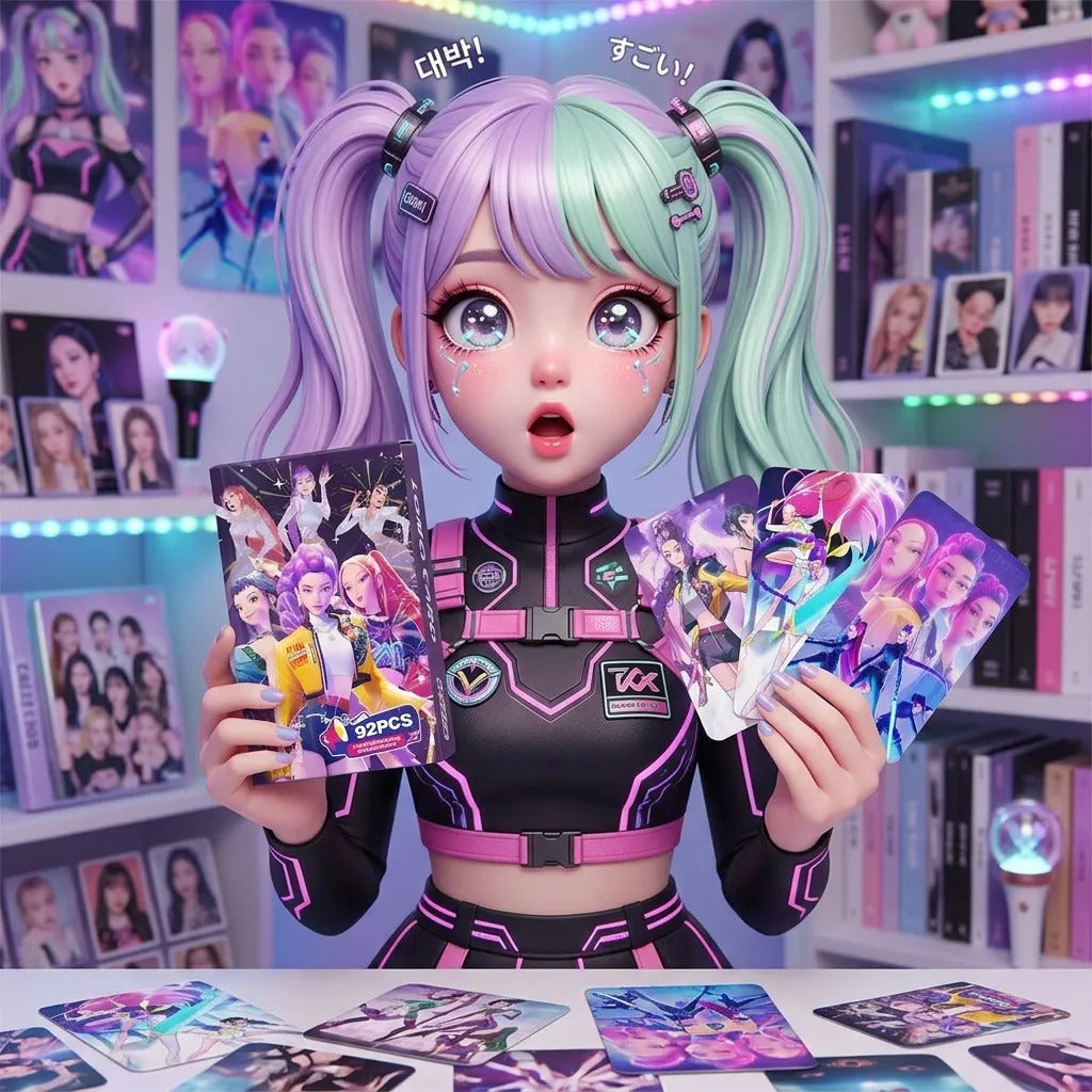 Guerreras K-pop Huntrix Juego De Cartas 92 Piezas