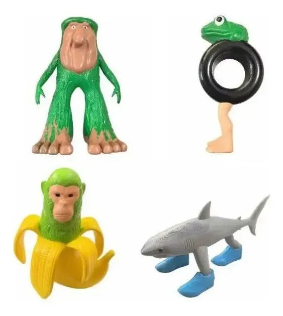 Set De Figuras Brainrot Tralalero Tralala Y Amigos