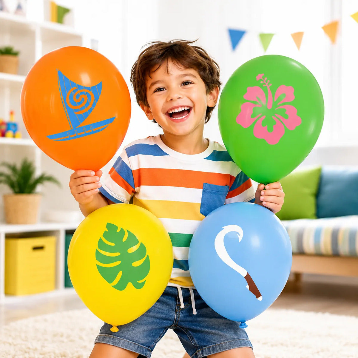Kit Cotillón Moana Set De Cumpleaños