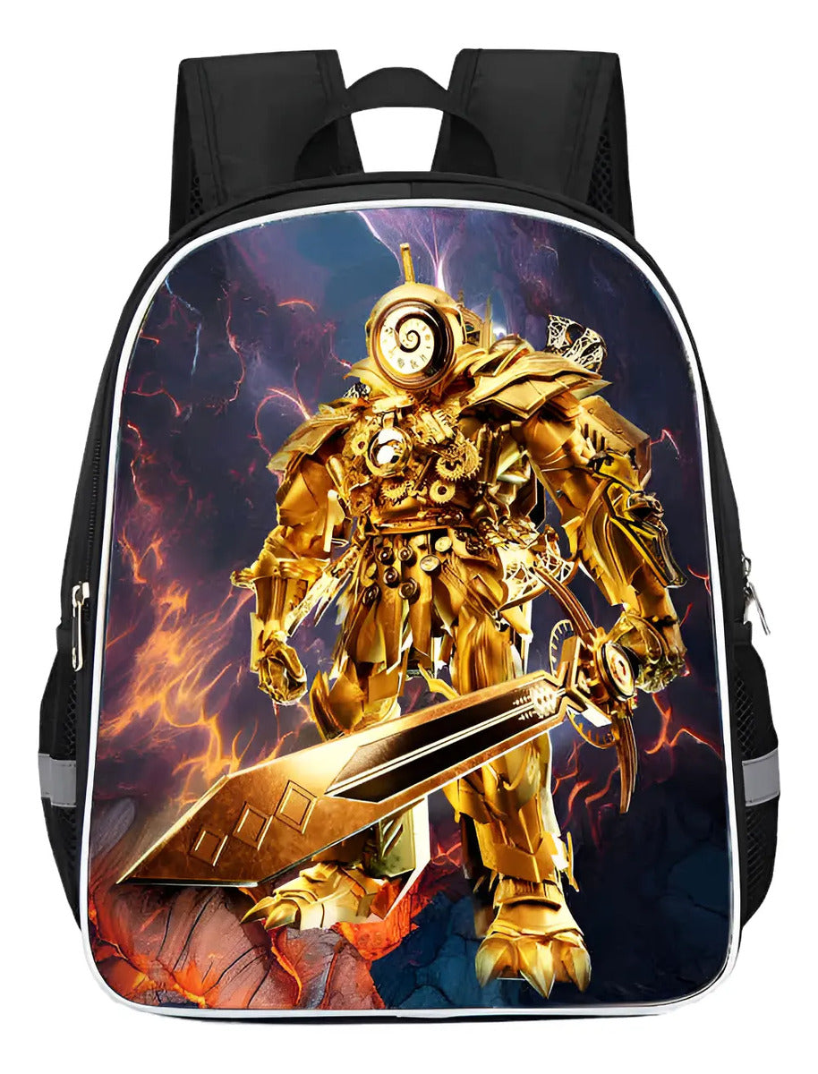 Titan Clockman Mochila Escolar Skibidi Toilet