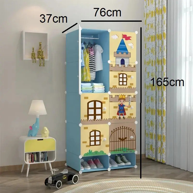 Closet Niños Ropero Plegable Modular Organizador Infantil