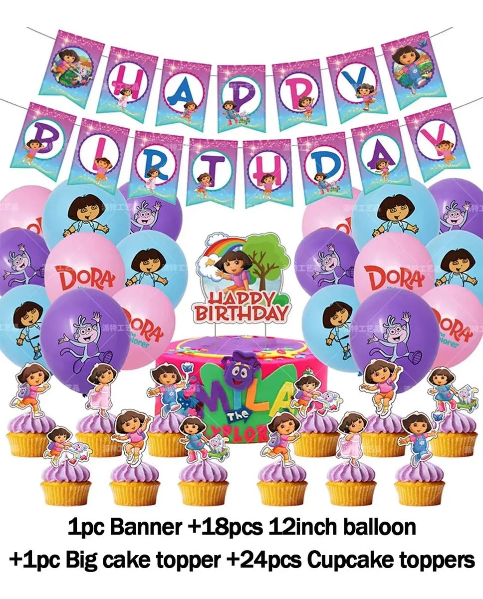 Kit Cotillón Dora La Exploradora Cumpleaños