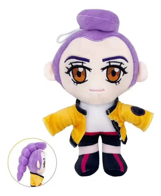 Peluche Rumi Huntrix Guerreras Kpop Lila