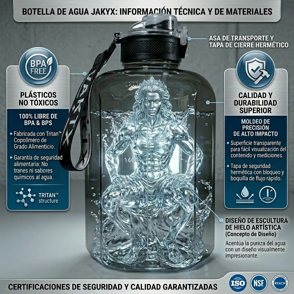 Botella De Agua Deportiva Gym Fitness Calidad Superior