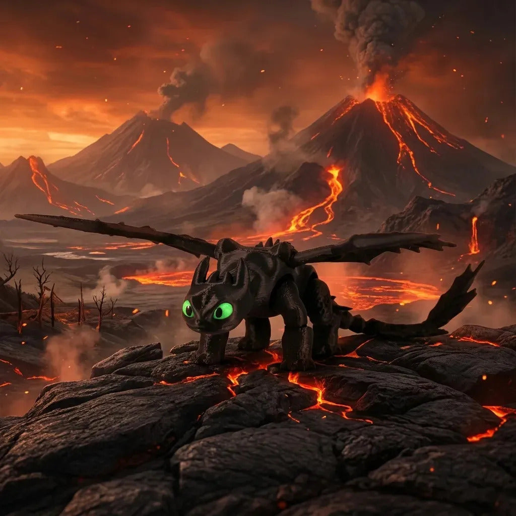 Figura Furia Nocturna Como Entrenar A Tu Dragón