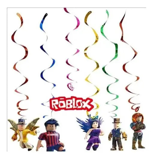Kit Cotillón Cumpleaños Roblox Globos Y Adornos